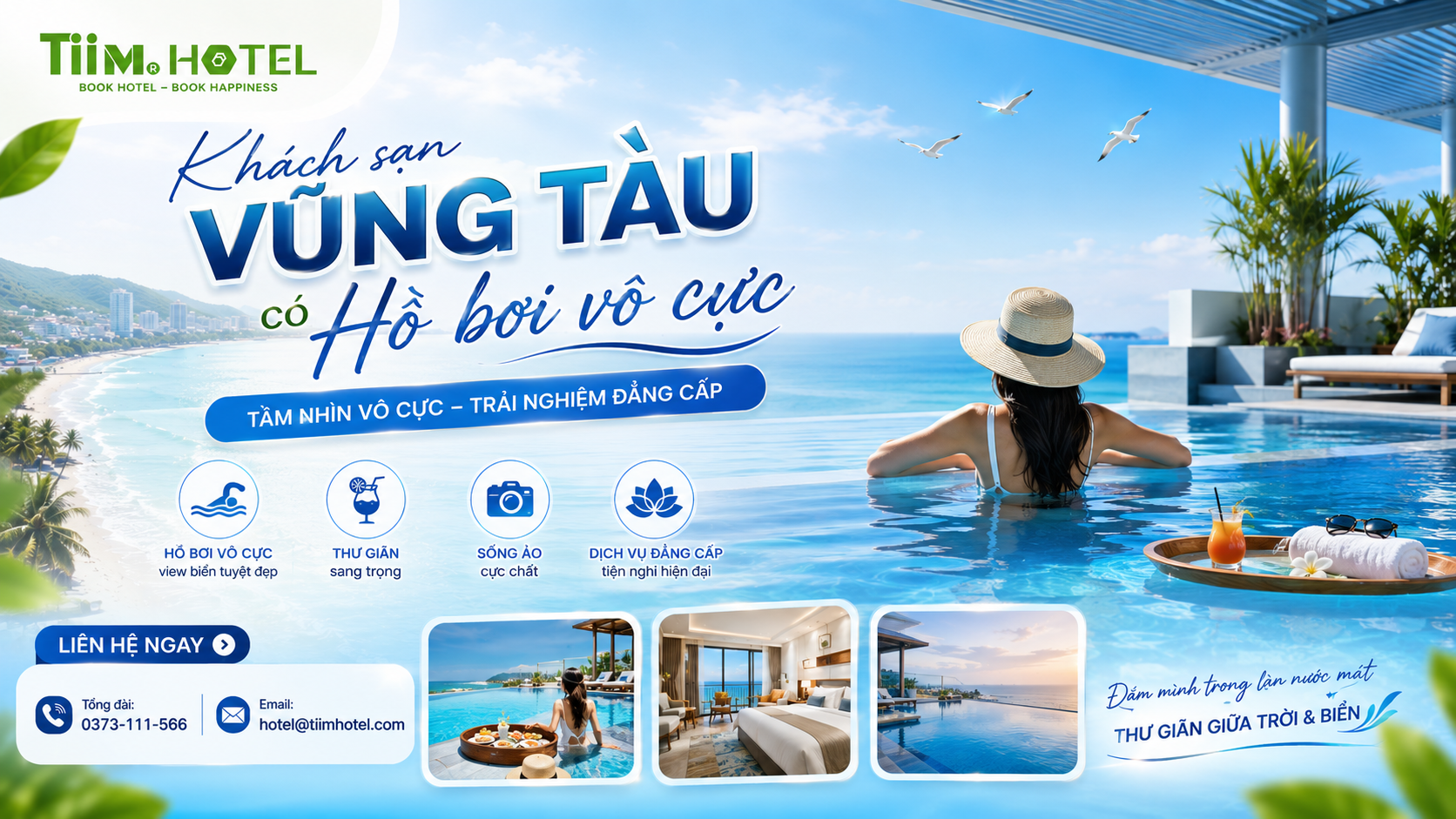 Top 10 Khách Sạn Vũng Tàu Có Hồ Bơi Vô Cực View Biển Đẹp Nhất 2026