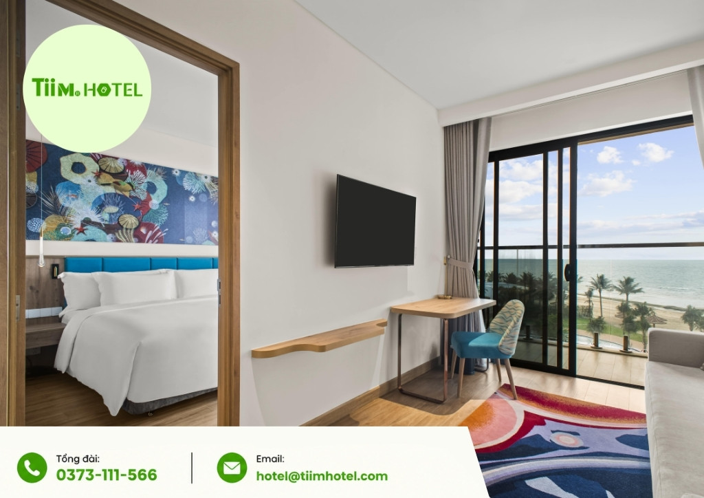 resort hồ tr&agrave;m c&oacute; b&atilde;i biển ri&ecirc;ng