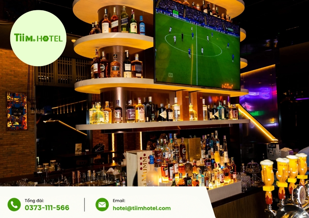 resort hồ tràm miễn phí mini bar