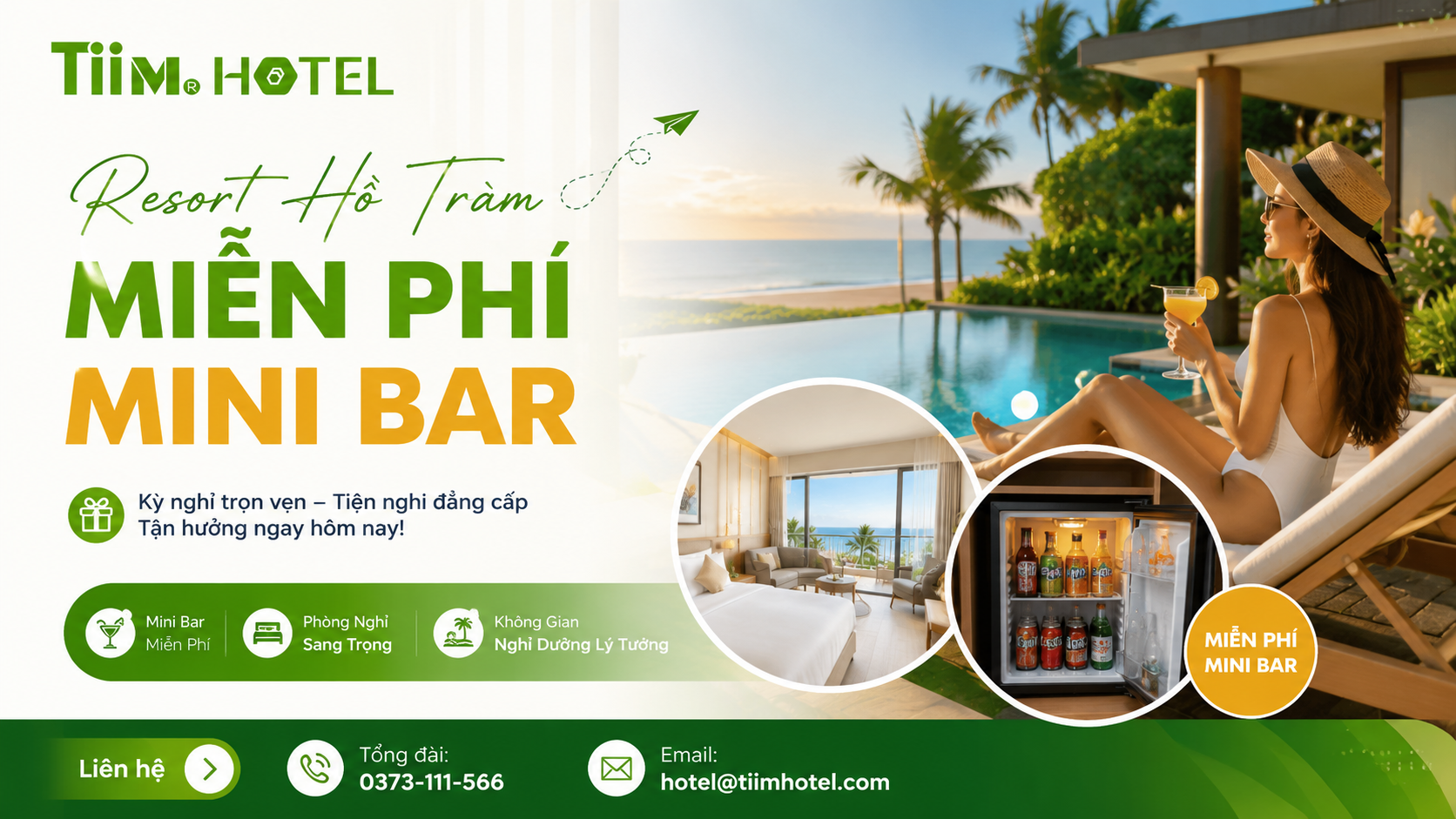 Top Resort Hồ Tràm Miễn Phí Mini Bar Đáng Trải Nghiệm 2026