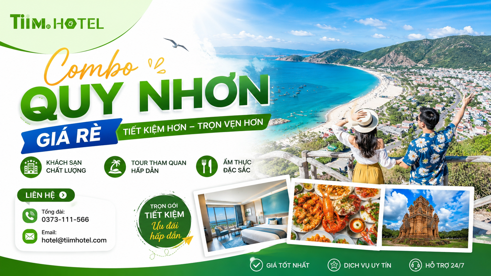 Combo Quy Nhơn Giá Rẻ 2026: Top Gói Nghỉ Dưỡng Tiết Kiệm, Ưu Đãi Hấp Dẫn