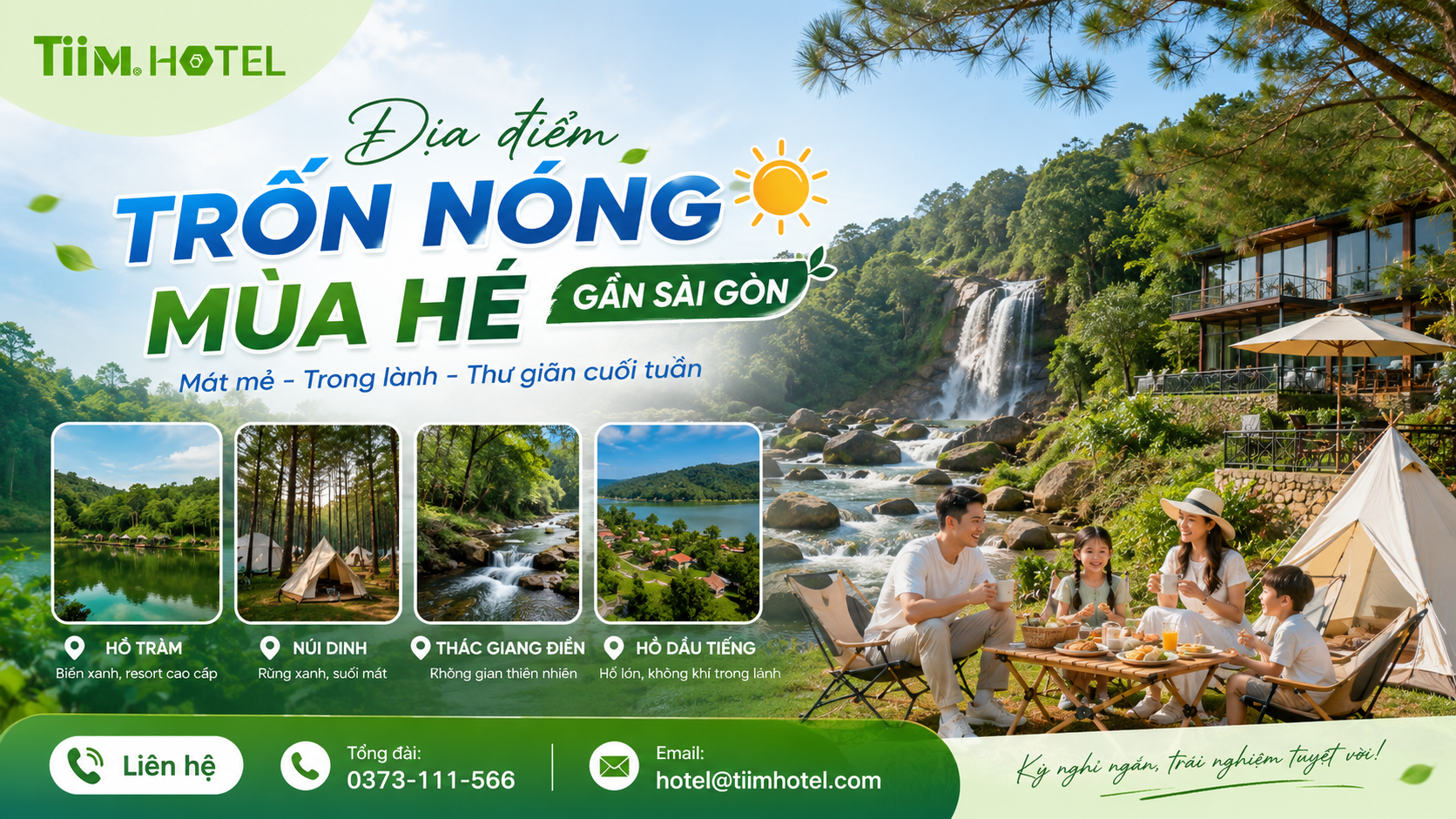 Địa Điểm Trốn Nóng Mùa Hè Gần Sài Gòn: Tiêu Chí Chọn Và Top Gợi Ý