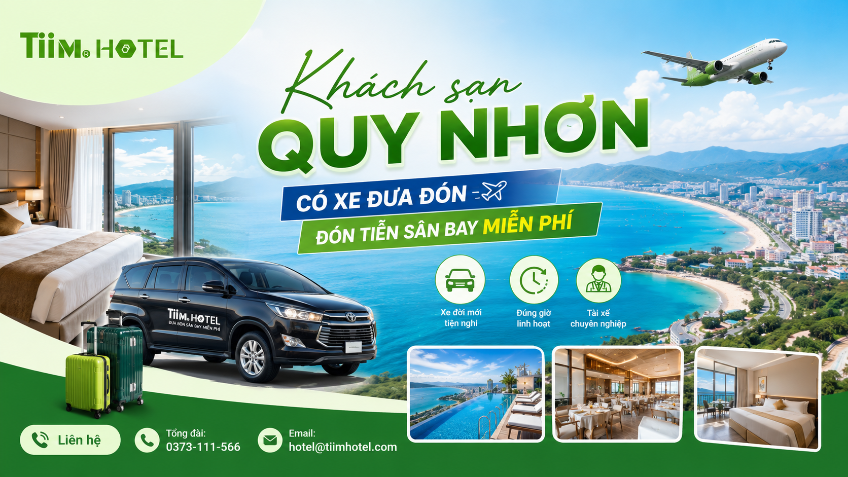 Khách Sạn Quy Nhơn Có Xe Đưa Đón Sân Bay 2026