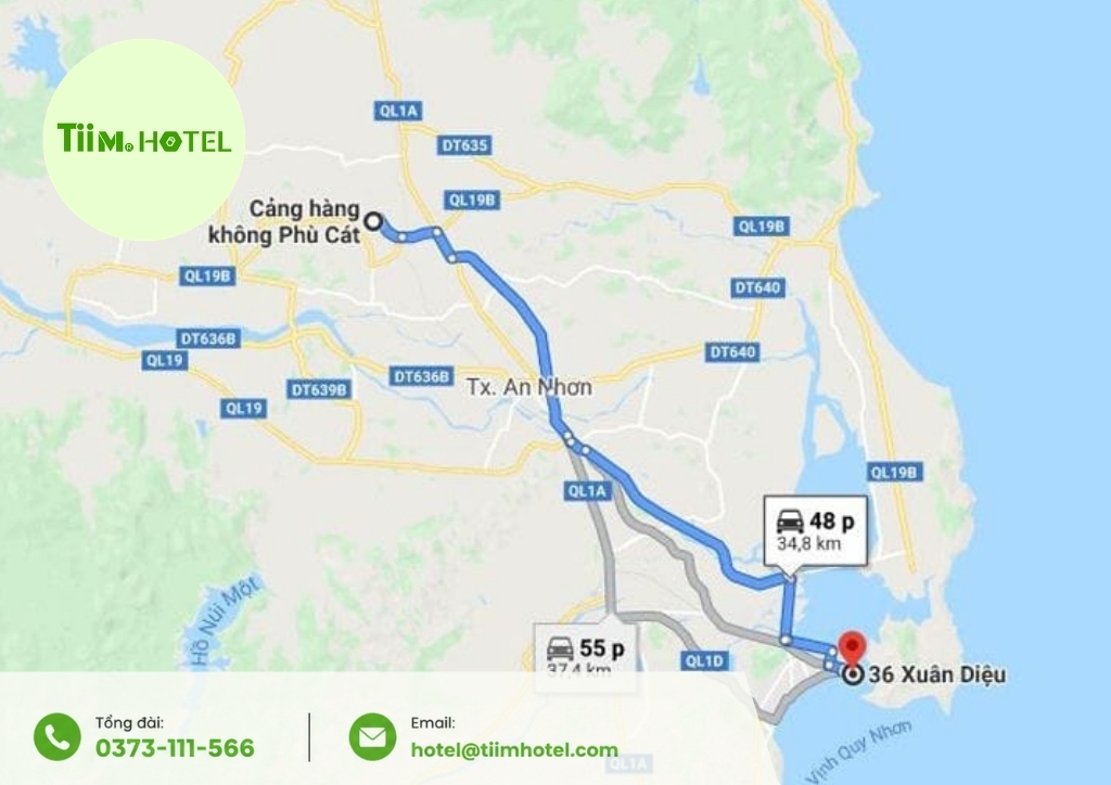 khách sạn quy nhơn có xe đưa đón sân bay