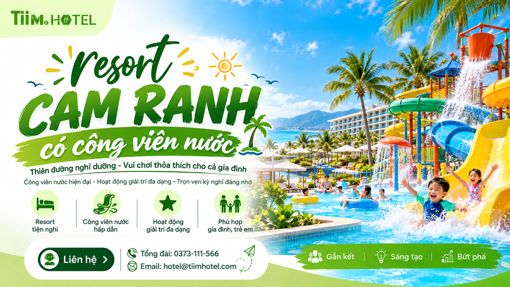 Resort Cam Ranh Có Công Viên Nước: Nên Chọn Nơi Nào Cho Gia Đình?