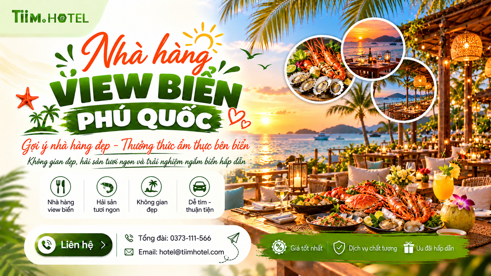 Nhà Hàng View Biển Phú Quốc: Top 5 Địa Chỉ Đẹp Nên Thử