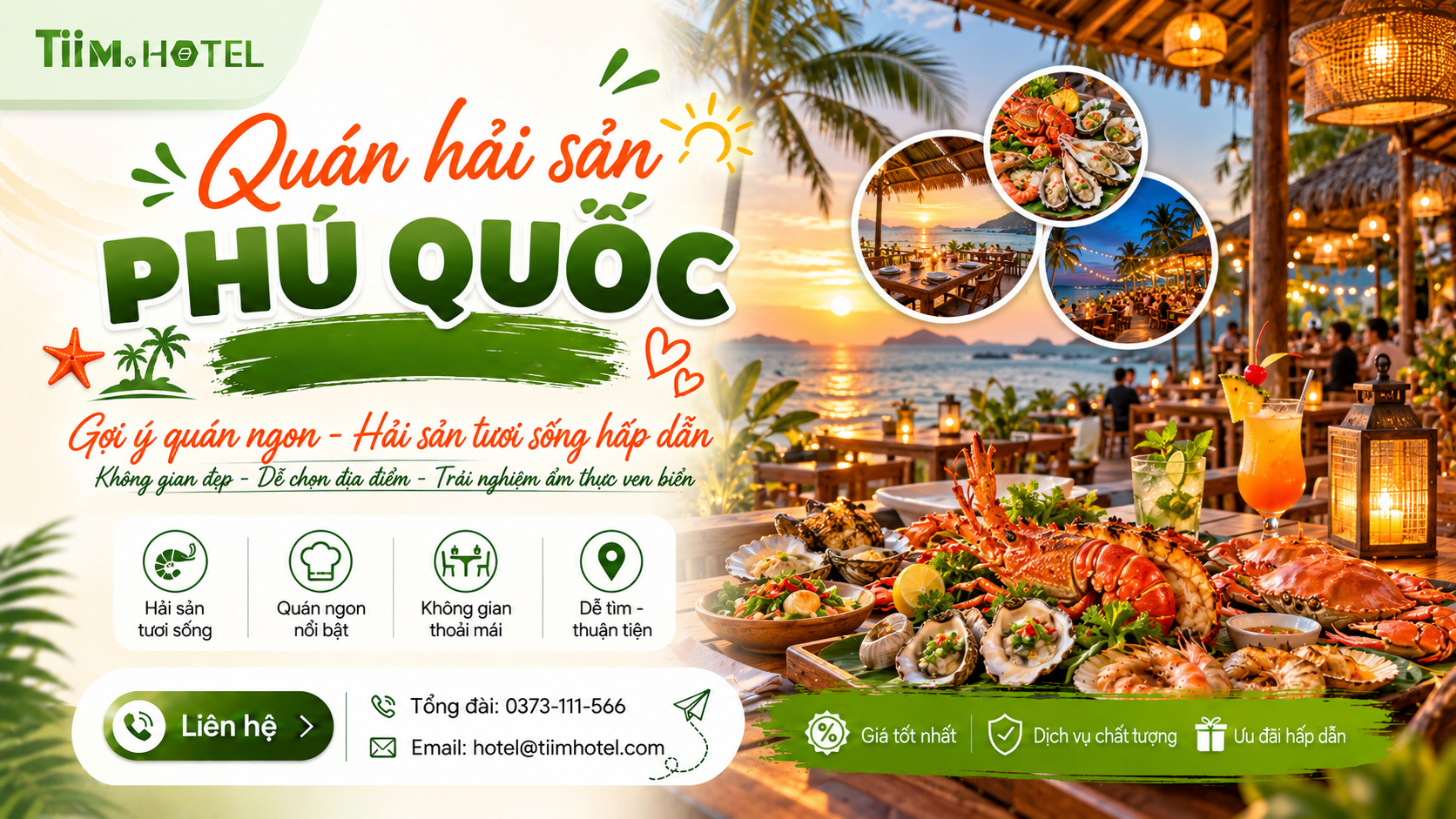 Quán Hải Sản Phú Quốc: Top 5 Địa Chỉ Tươi Ngon Nên Thử