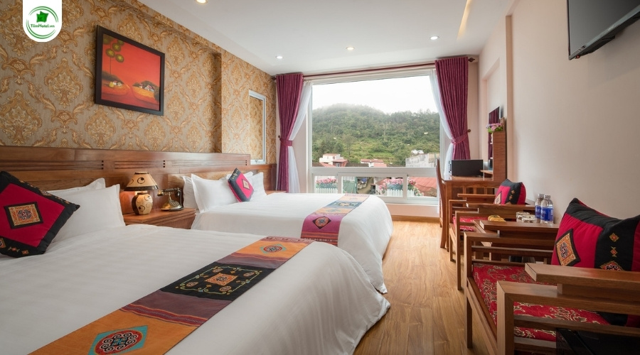 Khách sạn Sapa Luxury Hotel 3 sao view hồ bơi