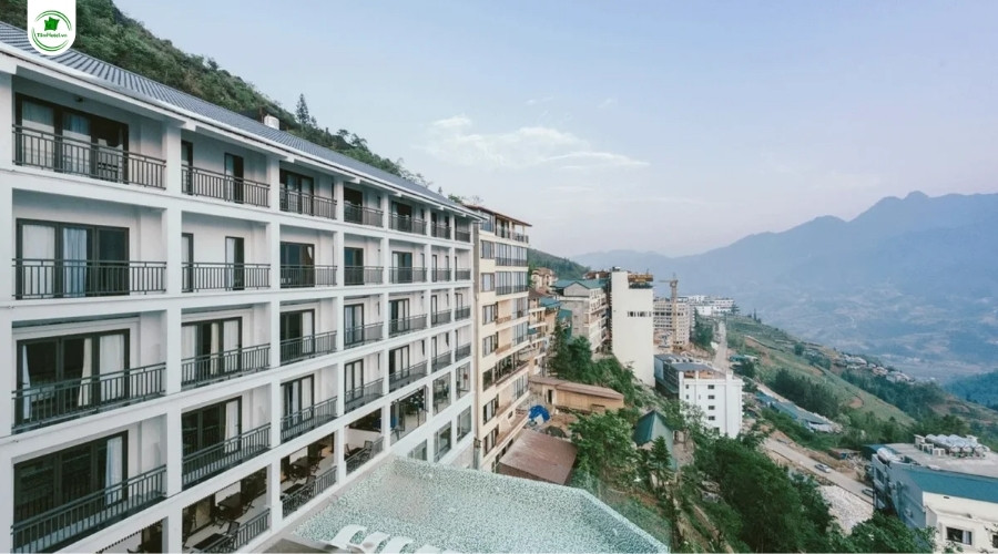 Khách sạn Bamboo Sapa Hotel view thung lủng đẹp