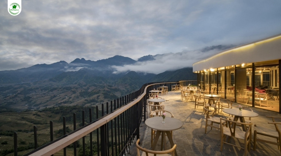 Khách sạn Pao’s Sapa Leisure Hotel view núi đẹp