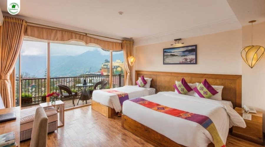 Khách sạn Sapa Panorama Hotel view núi đẹp