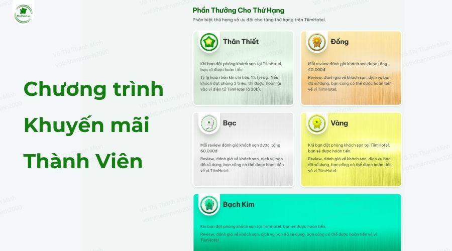 Chương trình khuyến mãi lớn cho thành viên