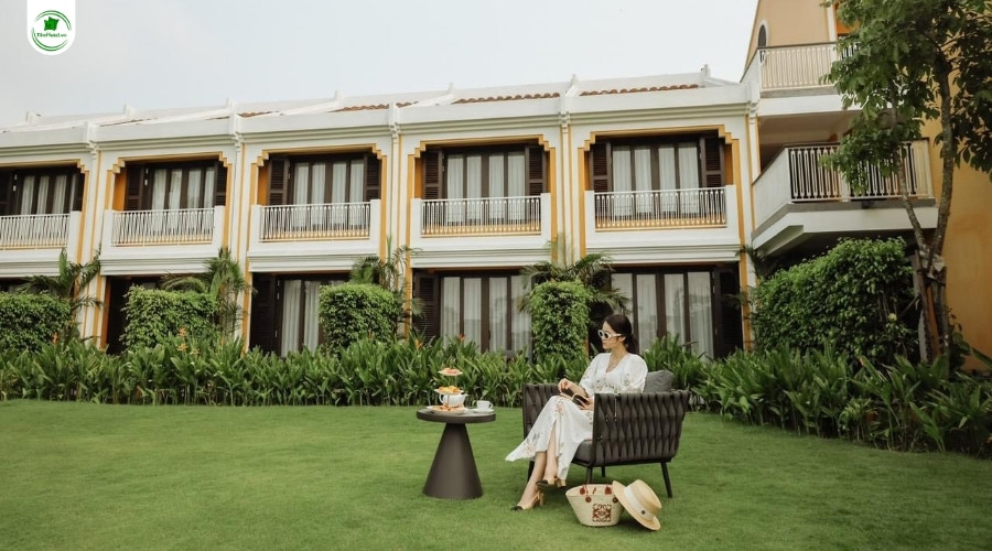 Khuôn viên Khách sạn Bay Resort Hội An 5 sao